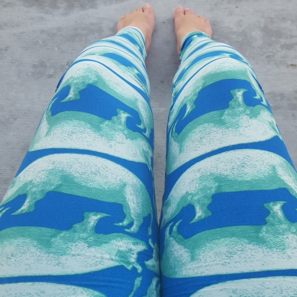 Sale 3/$15! Lularoe one size pig leggings.